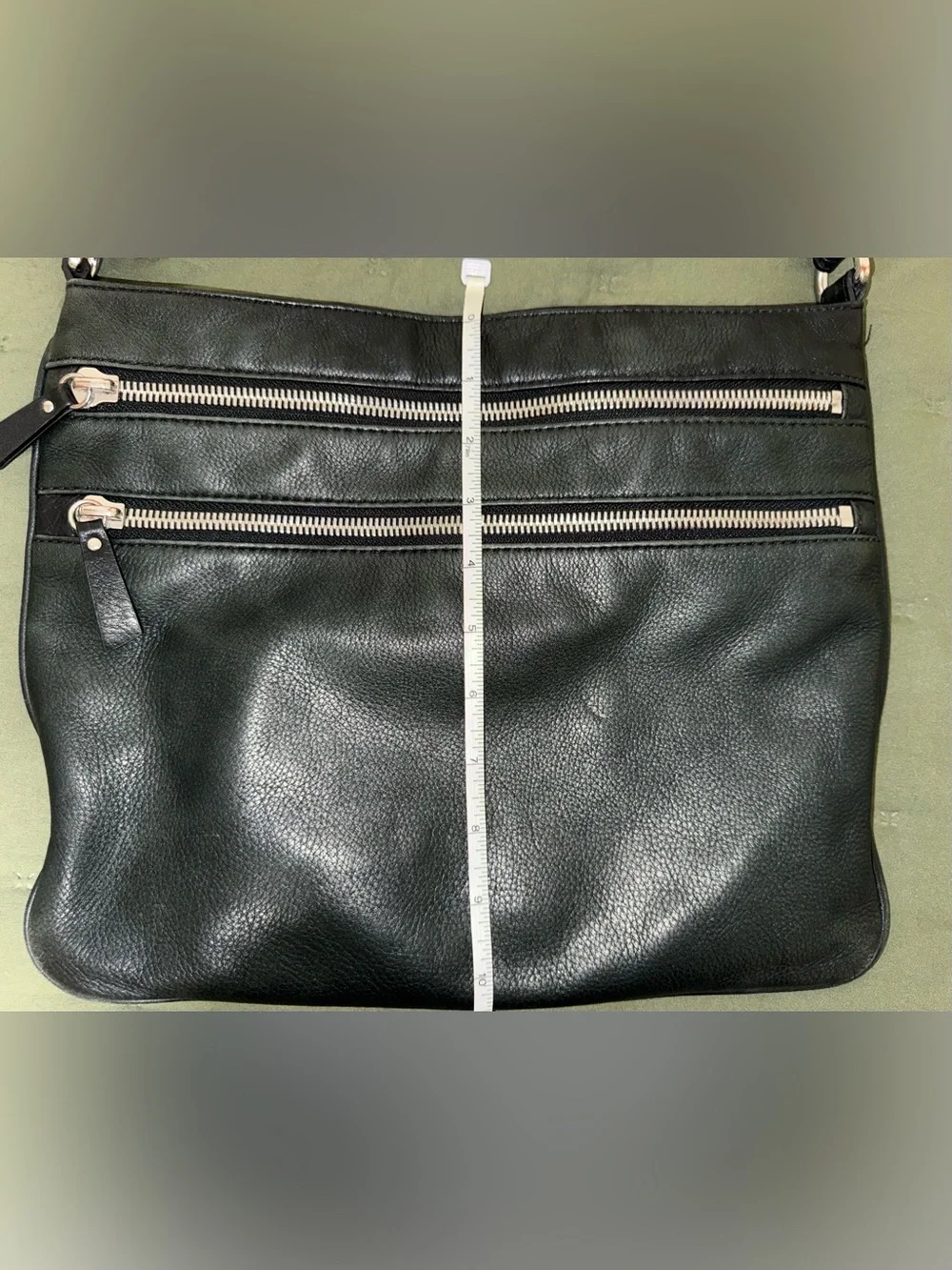 margot Black Exterior with Beige Interior Crossbody Bag